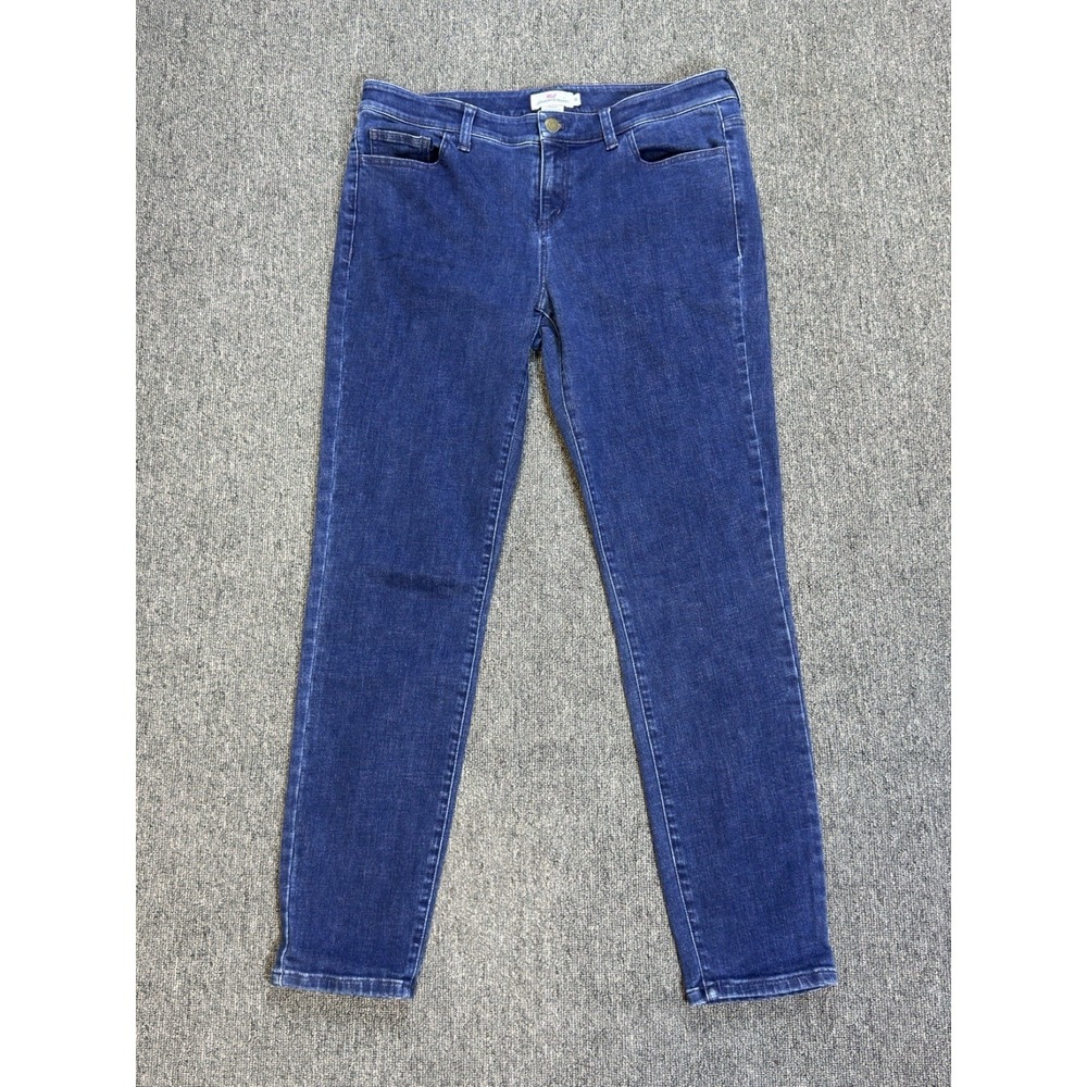 Vineyard Vines Slim Fit Mid Rise Women's Size 10 Medium Wash Denim Jeans (33x29)